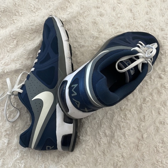 NIKE AIR MAX RUN LITE 5 in blue gray and white. Style 631263-401 Size 8.5 - Picture 6 of 10